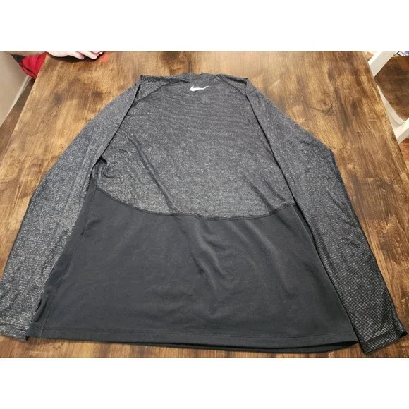 Nike Tops Nike Pro Warm Womens 2xlt Mock Neck Ls Sparkle